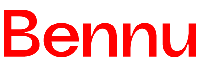 Bennu logo red text