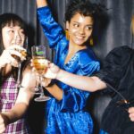 Bennu blanco dance party - 3 ladies dancing